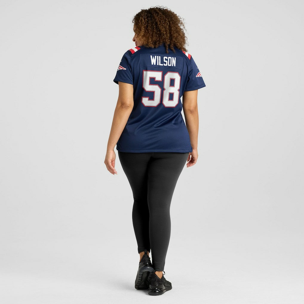 Jared Wilson New England Patriots Women's Team Game Jersey - Navy Jerseys