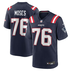 Morgan Moses New England Patriots Team Game Jersey - Navy Jerseys