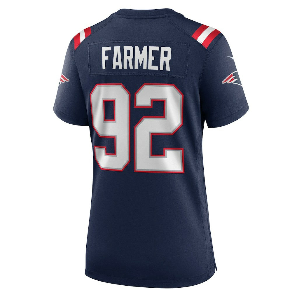 Joshua Farmer New England Patriots Women's Team Game Jersey - Navy Jerseys