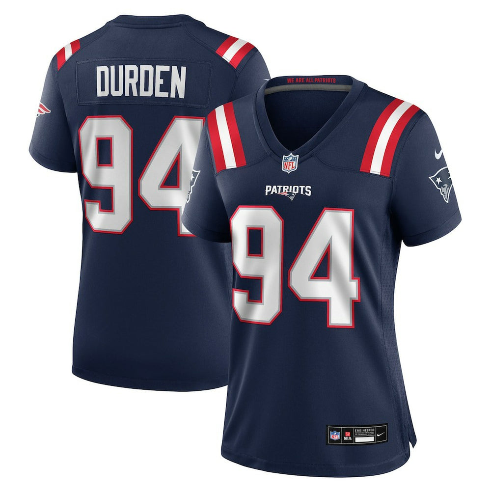 Cory Durden New England Patriots Women's Team Game Jersey - Navy Jerseys