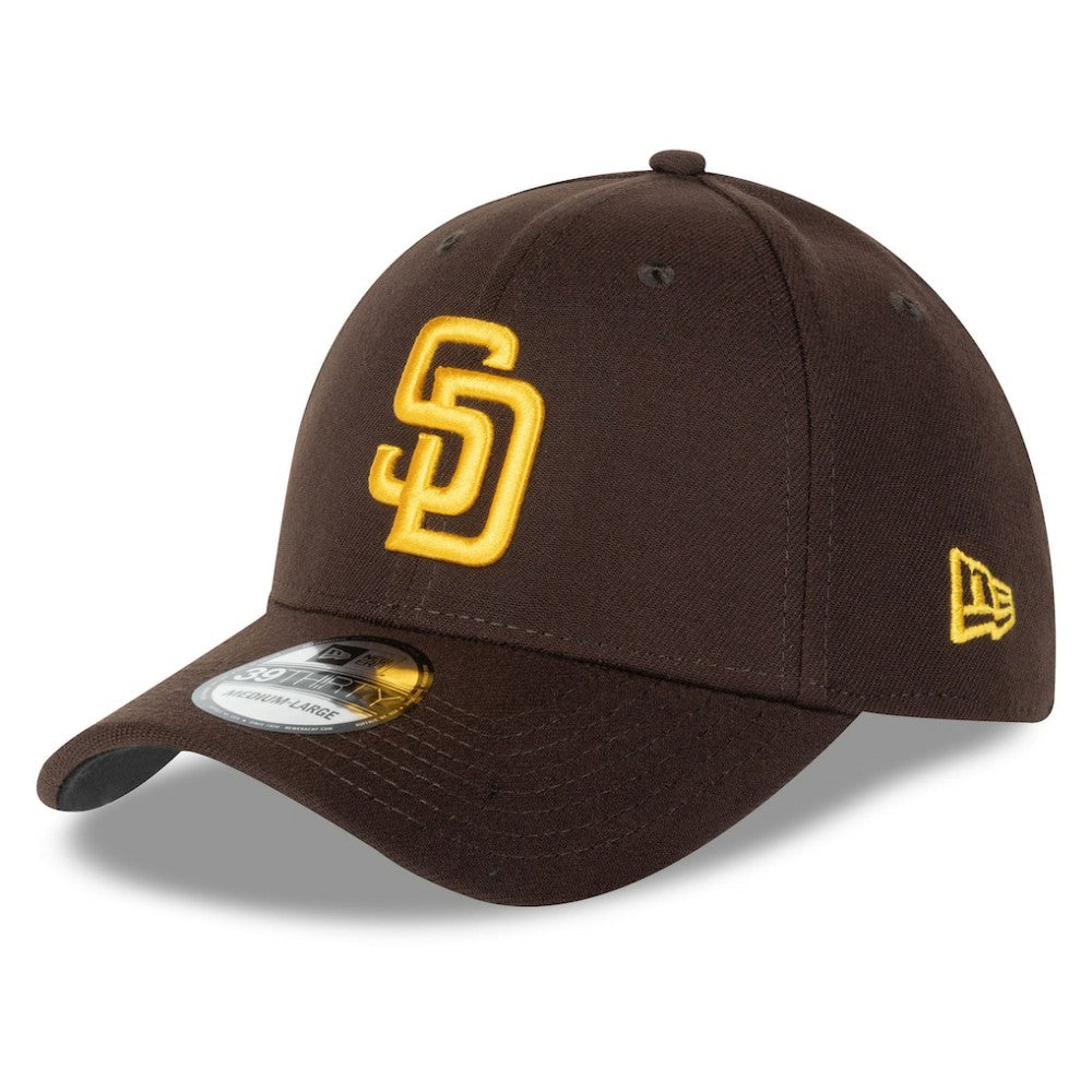 San Diego Padres New Era 2025 MLB Postseason Side Patch 39THIRTY Flex Hat - Brown Hats