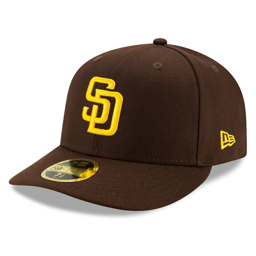 San Diego Padres New Era 2025 MLB Postseason Side Patch Low Profile 59FIFTY Fitted Hat - Brown Hats