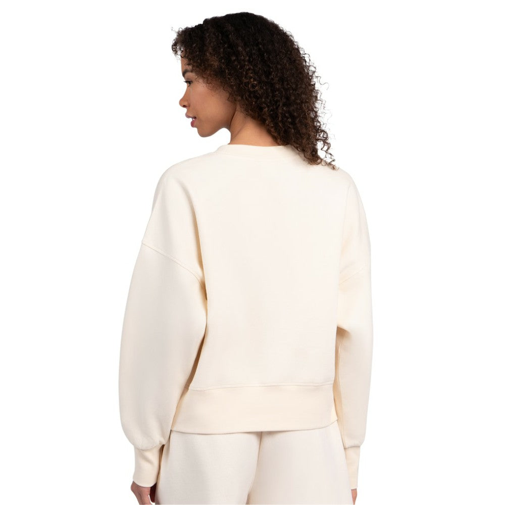 Pittsburgh Penguins Starter Women's Boxy Cropped Sweatshirt - Cream | US 203459797