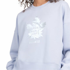 Toronto Maple Leafs Starter Women's Boxy Cropped Sweatshirt - Blue | US 203459799