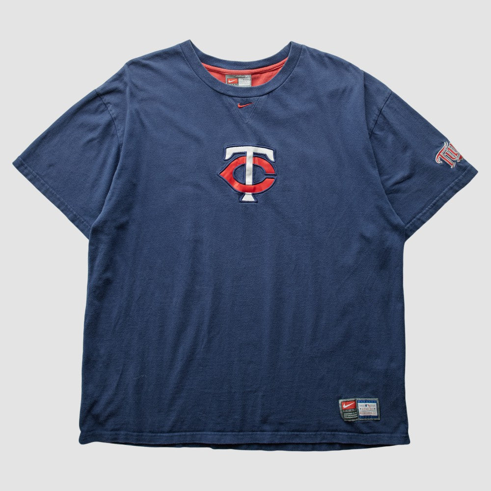 Minnesota Twins Nike 2000s T-Shirt - Navy - Vintage T-shirts