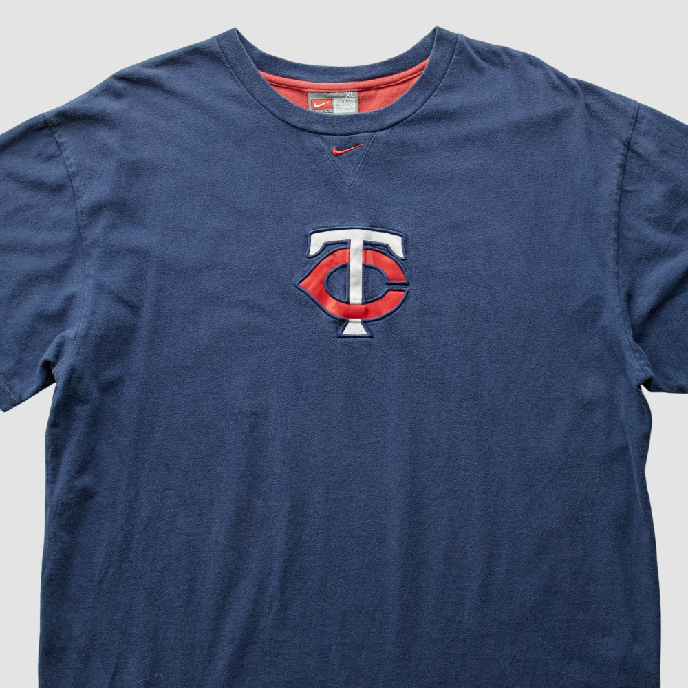 Minnesota Twins Nike 2000s T-Shirt - Navy - Vintage T-shirts