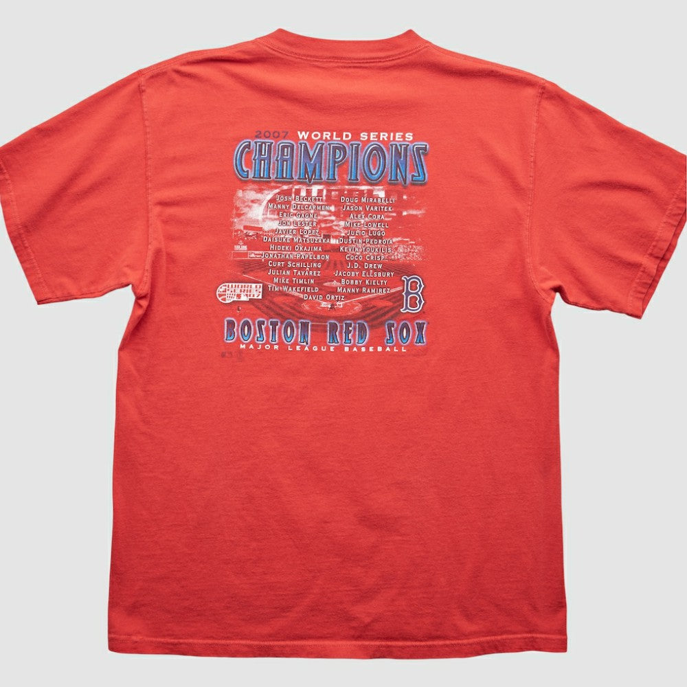 Boston Red Sox 2007 T-Shirt - Red - Vintage T-shirts