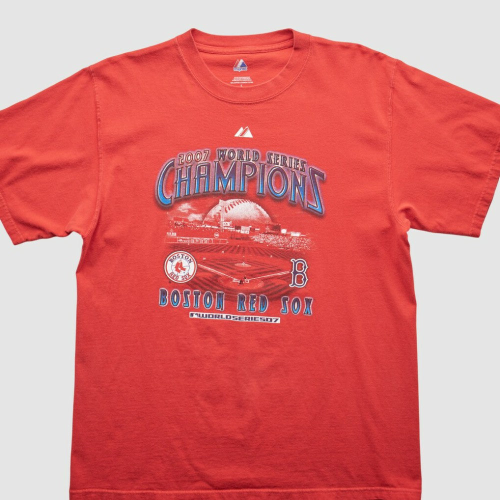 Boston Red Sox 2007 T-Shirt - Red - Vintage T-shirts