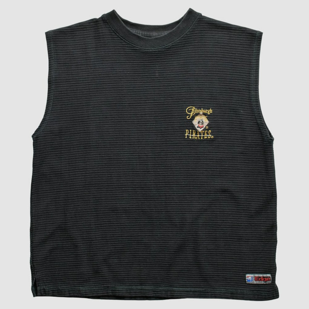 Pittsburgh Pirates The Edge 90s Tank - Black - Vintage Tanks
