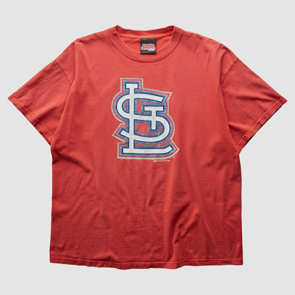 St. Louis Cardinals Stitches 2006 T-Shirt - Red - XVintage T-shirts