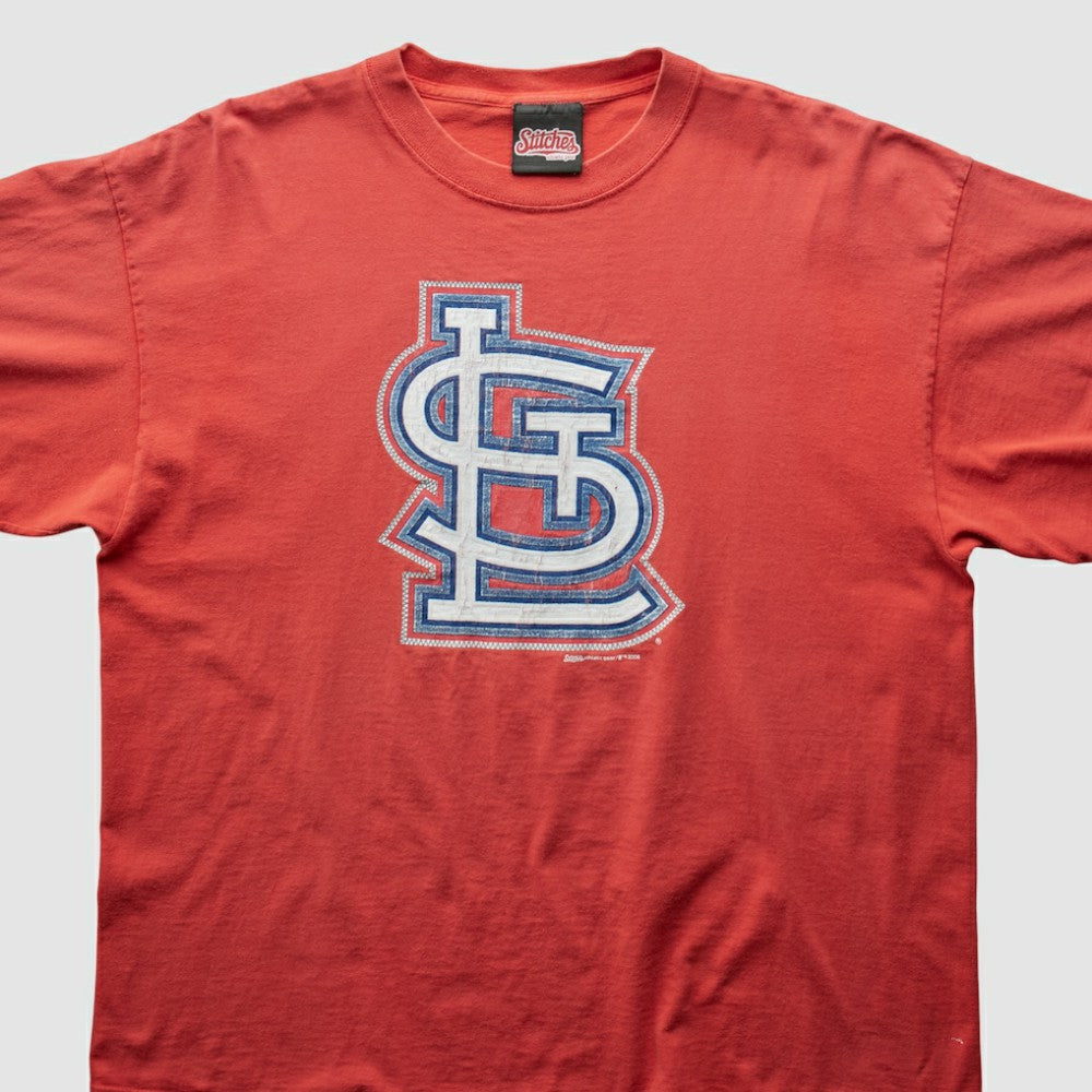 St. Louis Cardinals Stitches 2006 T-Shirt - Red - XVintage T-shirts