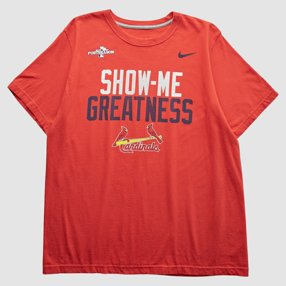 St. Louis Cardinals Nike 2013 T-Shirt - Red - Vintage T-shirts