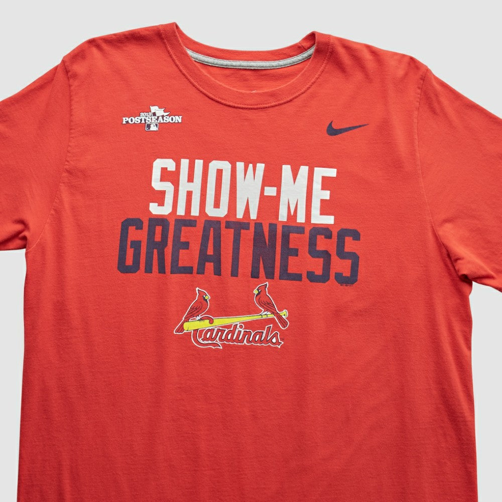 St. Louis Cardinals Nike 2013 T-Shirt - Red - Vintage T-shirts