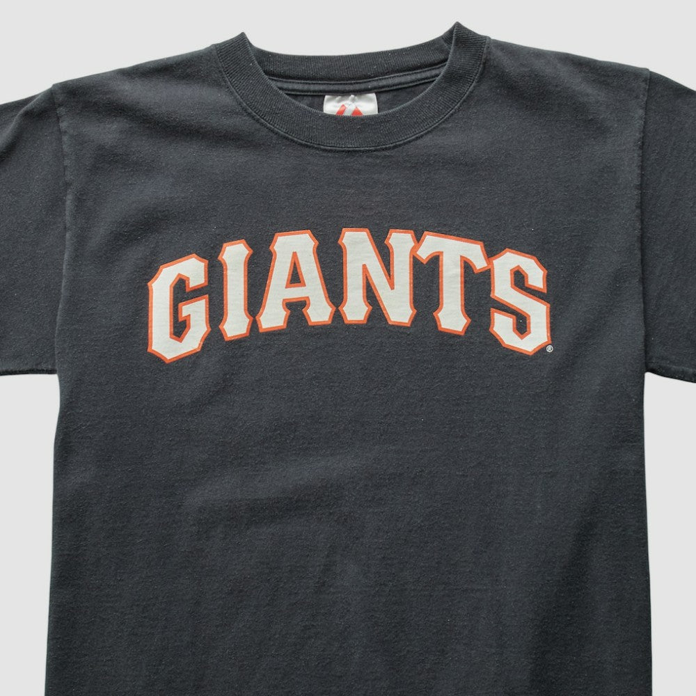 San Francisco Giants Majestic 2000s T-Shirt - Black - Vintage T-shirts