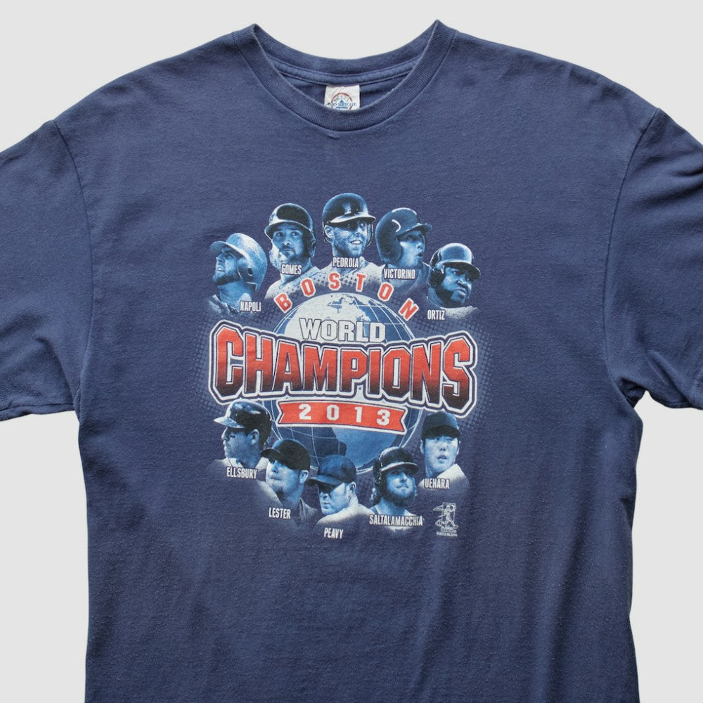 Boston Red Sox 2013 T-Shirt - Navy - Vintage T-shirts