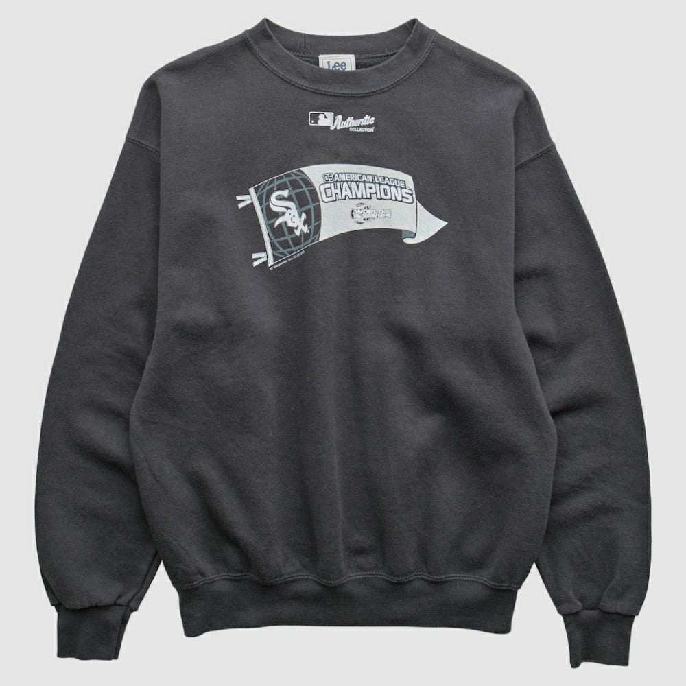 Chicago White Sox Lee Apparel 2005 Pullover Sweatshirt - Black - XVintage Pullover