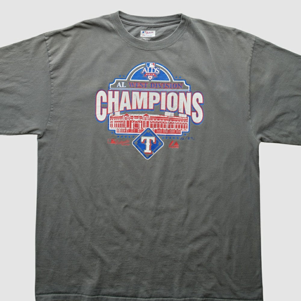 Texas Rangers 2010 T-Shirt - Gray - XVintage T-shirts