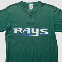 Tampa Bay Rays Majestic 90s T-Shirt - Green - Vintage T-shirts