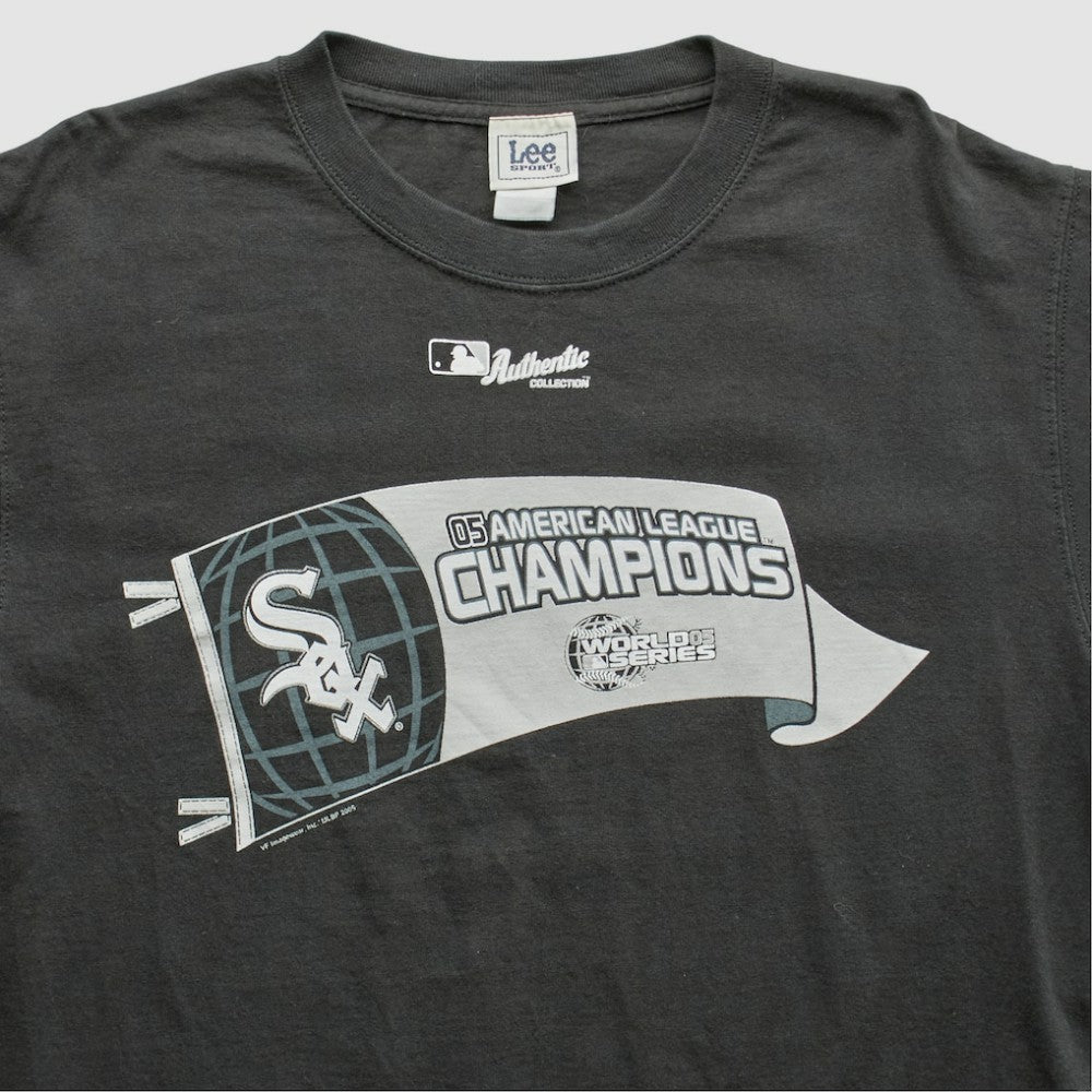 Chicago White Sox Lee Apparel 2005 T-Shirt - Black - Vintage T-shirts