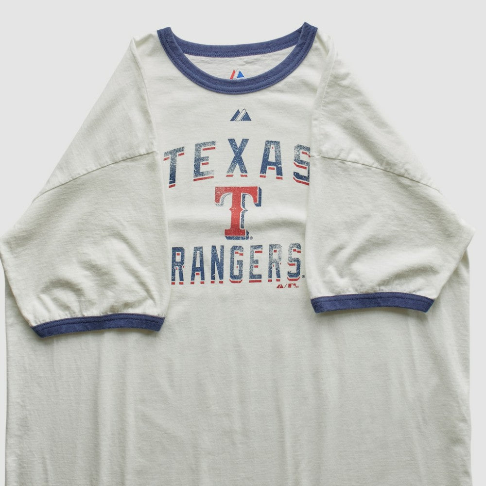 Texas Rangers Majestic 2010 T-Shirt - White - 2XVintage T-shirts