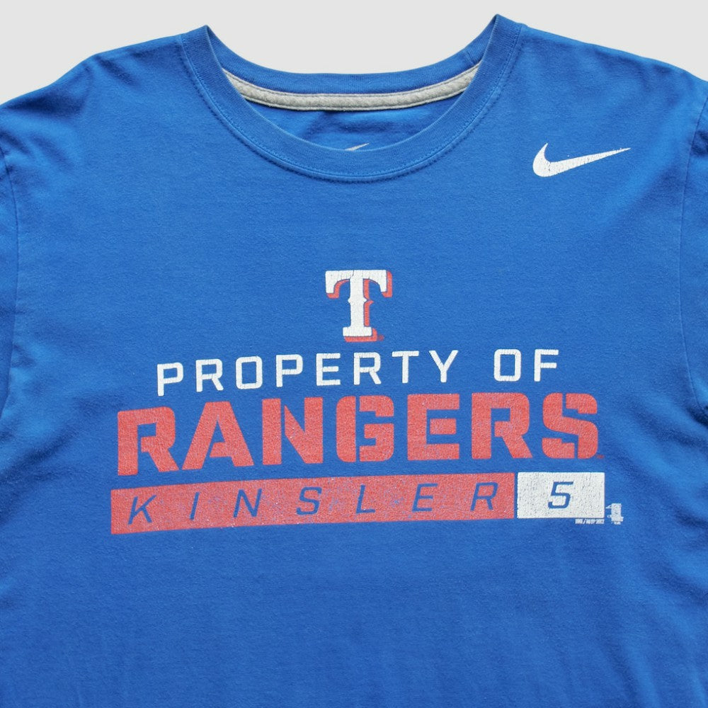 Texas Rangers Nike 2012 T-Shirt - Blue - Vintage T-shirts