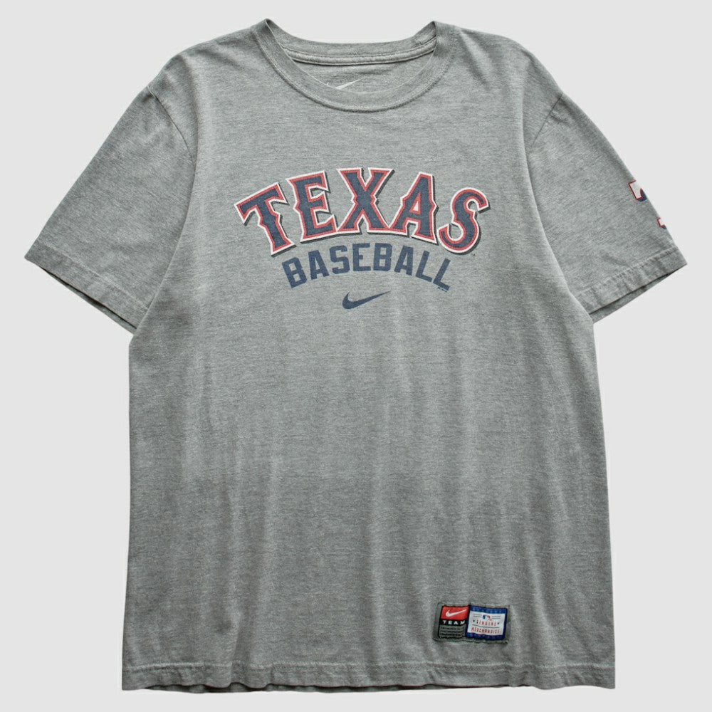 Texas Rangers Nike 2012 T-Shirt - Heather Gray - Vintage T-shirts