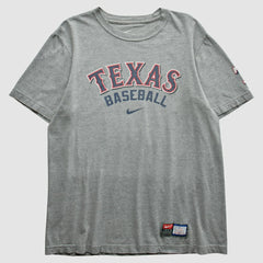 Texas Rangers Nike 2012 T-Shirt - Heather Gray - Vintage T-shirts