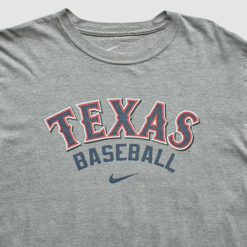 Texas Rangers Nike 2012 T-Shirt - Heather Gray - Vintage T-shirts