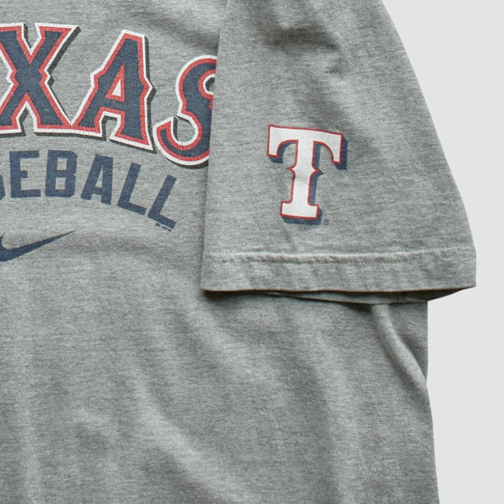 Texas Rangers Nike 2012 T-Shirt - Heather Gray - Vintage T-shirts