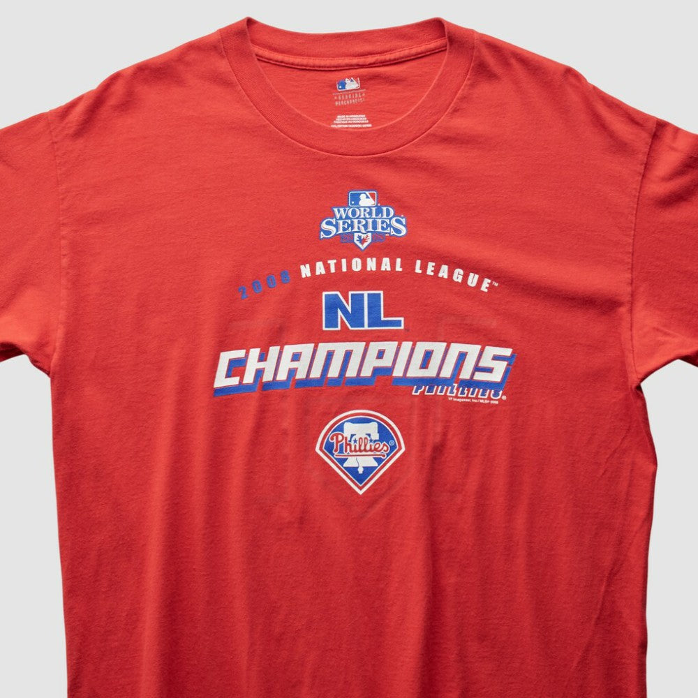 Philadelphia Phillies 2008 T-Shirt - Red - Vintage T-shirts