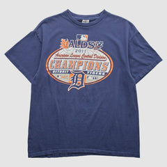 Detroit Tigers 2011 T-Shirt - Blue - Vintage T-shirts