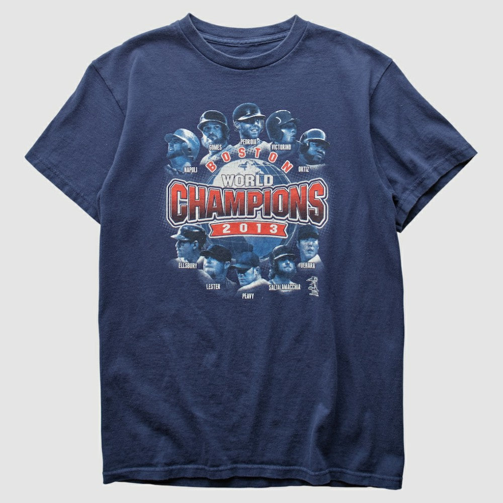 Boston Red Sox MLB 2013 T-Shirt - Navy - Vintage T-shirts