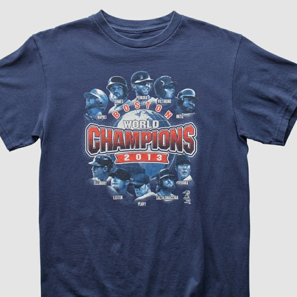 Boston Red Sox MLB 2013 T-Shirt - Navy - Vintage T-shirts