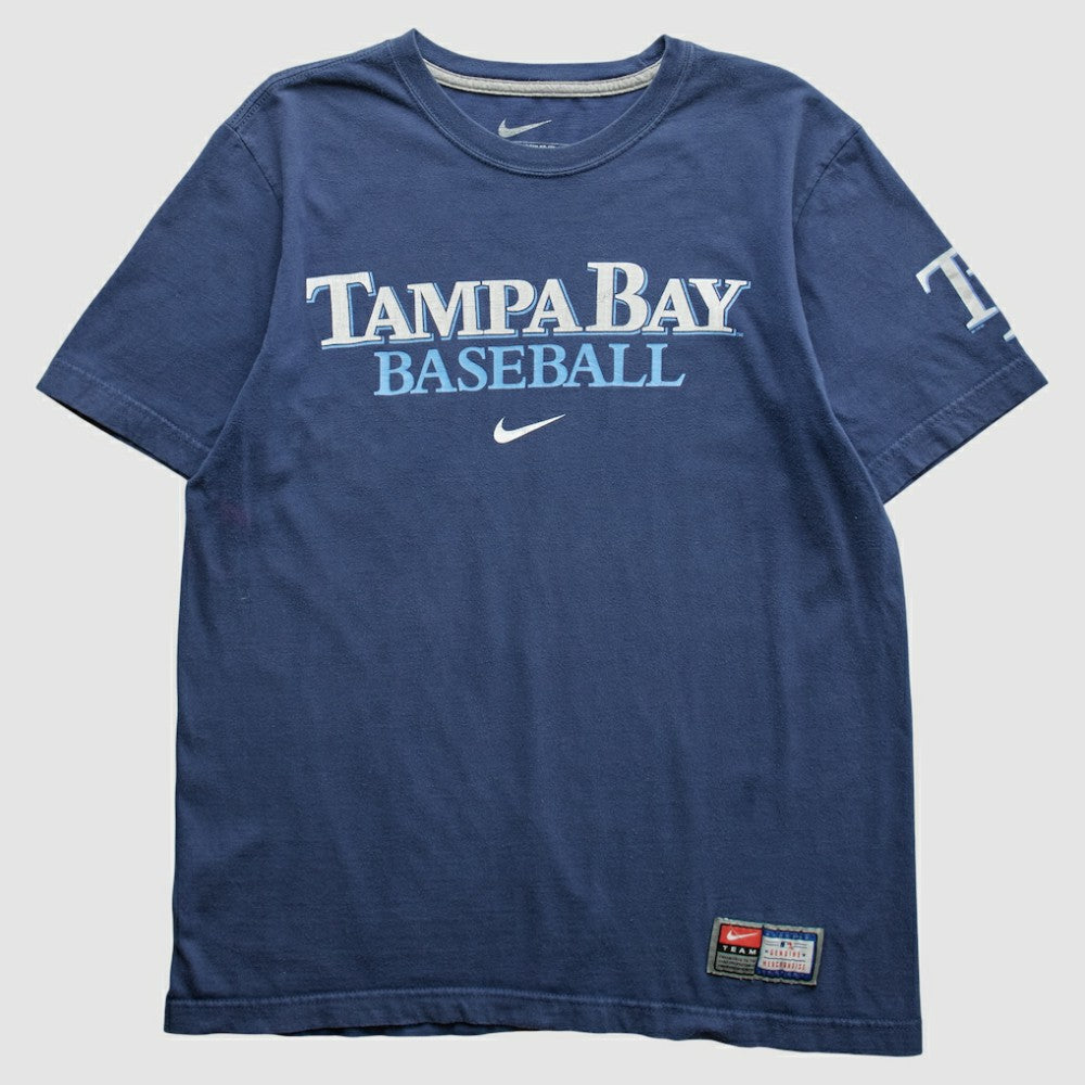 Tampa Bay Rays Nike 2008 T-Shirt - Blue - Vintage T-shirts