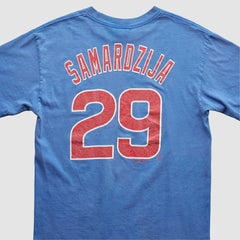 Chicago Cubs Majestic 2010s T-Shirt - Blue - Vintage T-shirts