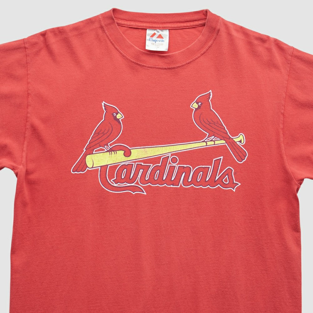St. Louis Cardinals Majestic 2000s T-Shirt - Red - Vintage T-shirts