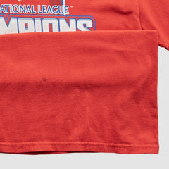 Philadelphia Phillies Majestic 2009 T-Shirt - Red - Vintage T-shirts