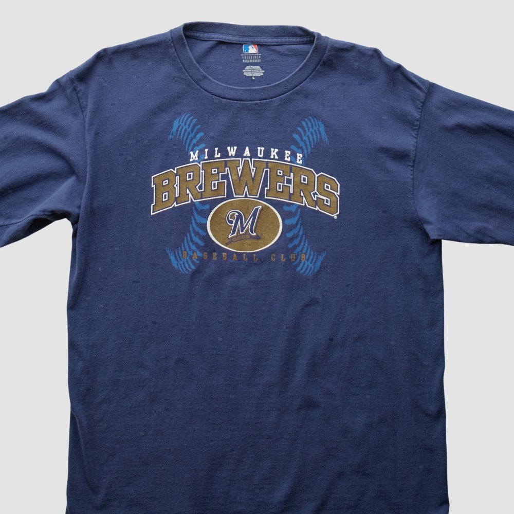 Milwaukee Brewers 2000s T-Shirt - Blue - Vintage T-shirts