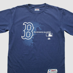 Boston Red Sox Majestic 2000s T-Shirt - Navy - Vintage T-shirts