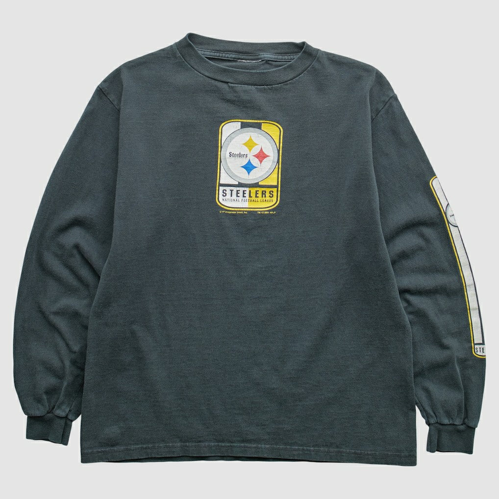 Pittsburgh Steelers VF Imagewear 2001 Pullover Sweatshirt - Gray Pullover