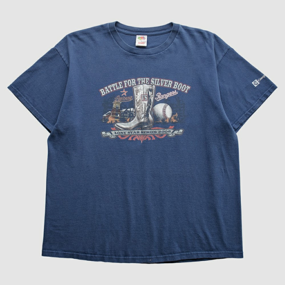 Texas Rangers 2008 T-Shirt - Blue - Vintage T-shirts