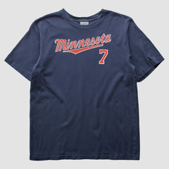 Minnesota Twins 2000s T-Shirt - Navy - Vintage T-shirts
