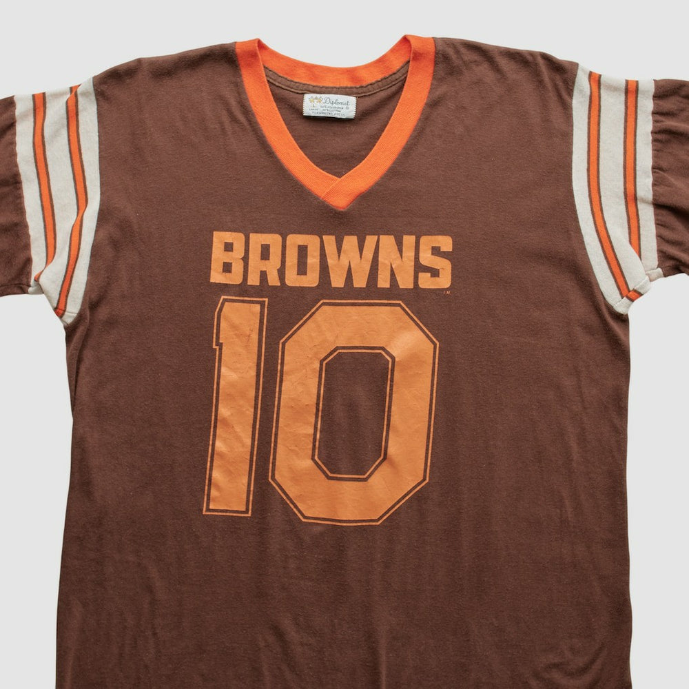 Cleveland Browns 80s T-Shirt - Brown T-shirts