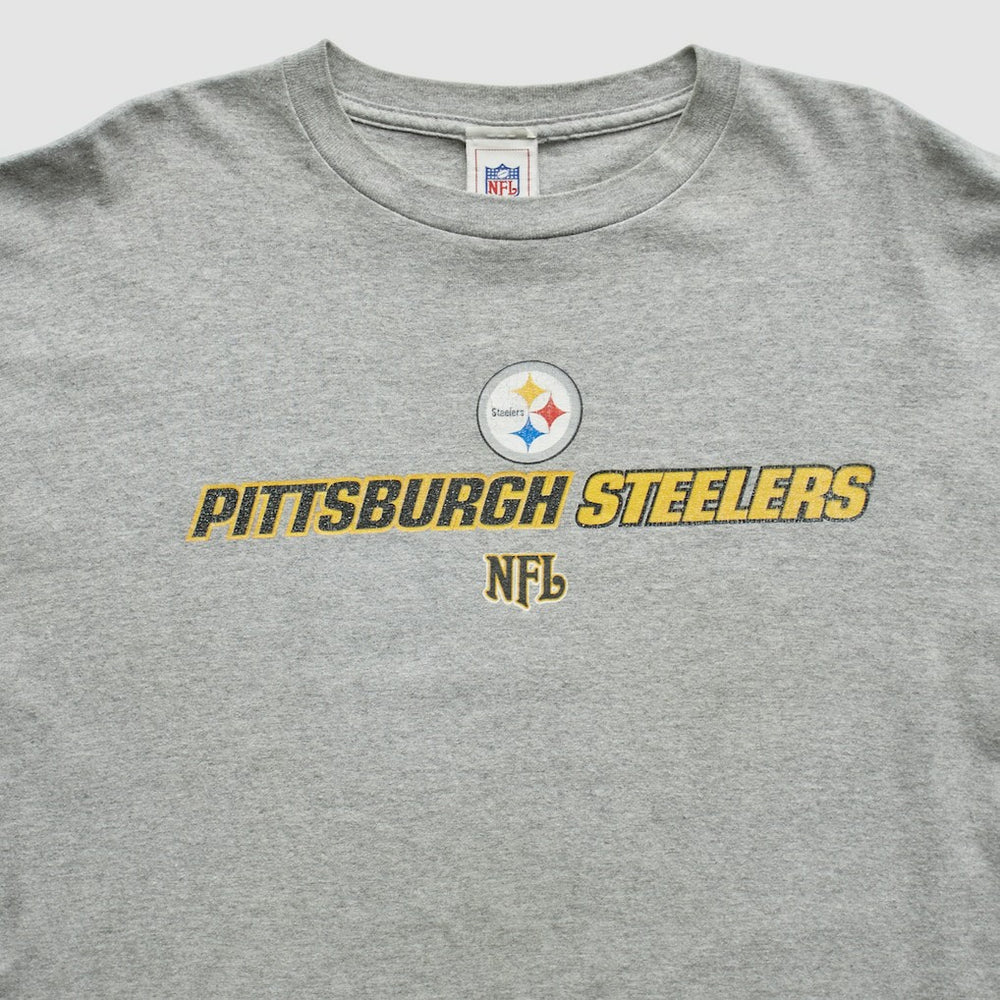 Pittsburgh Steelers NFL 2000s T-Shirt - Gray T-shirts