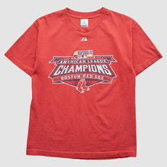 Boston Red Sox Majestic 2007 T-Shirt - Red - XVintage T-shirts