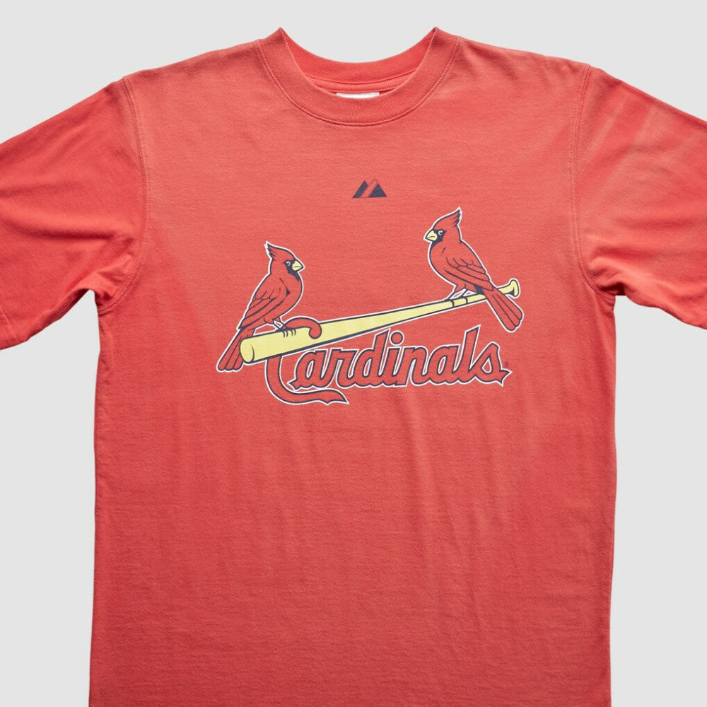 St. Louis Cardinals Majestic 2000s T-Shirt - Red - Vintage T-shirts