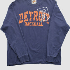 Detroit Tigers 2000s T-Shirt - Navy - Vintage T-shirts