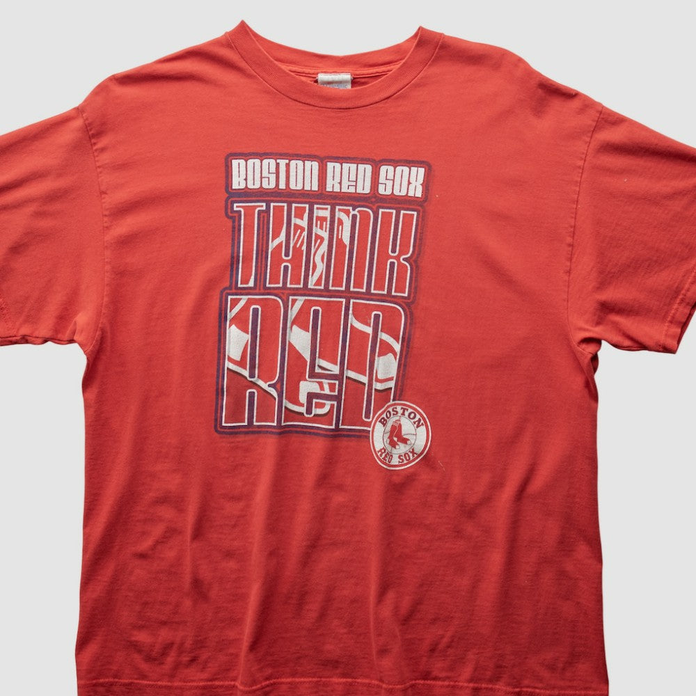 Boston Red Sox 2000s T-Shirt - Red - Vintage T-shirts