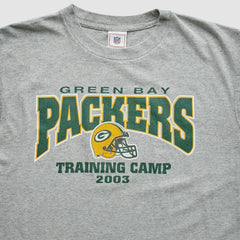 Green Bay Packers NFL 2003 T-Shirt - Heather Gray T-shirts