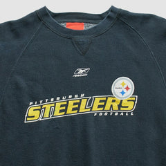 Pittsburgh Steelers Reebok 2000s Pullover Sweatshirt - Black Pullover